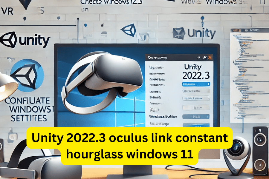 unity 2022.3 oculus link constant hourglass windows 11